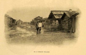 Ein Kosakendorf circa 1900