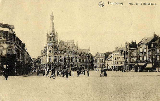Die französische Stadt Tourcoing vor dem Ersten Weltkrieg: Hier hält sich Ernst Jünger im November 1917 auf.