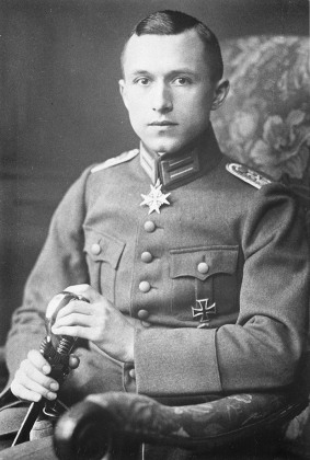 Ernst Jünger im Jahr 1918