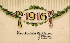Neujahrsgrüße 1916