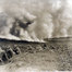 Deutsche Soldaten bei einem Gasangriff in der Nähe von St. Quentin, 1918