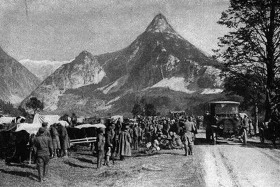 Monte Santa Lucia an der Isonzo-Front